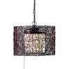 1-Light Fleuron Outdoor Pendant Home